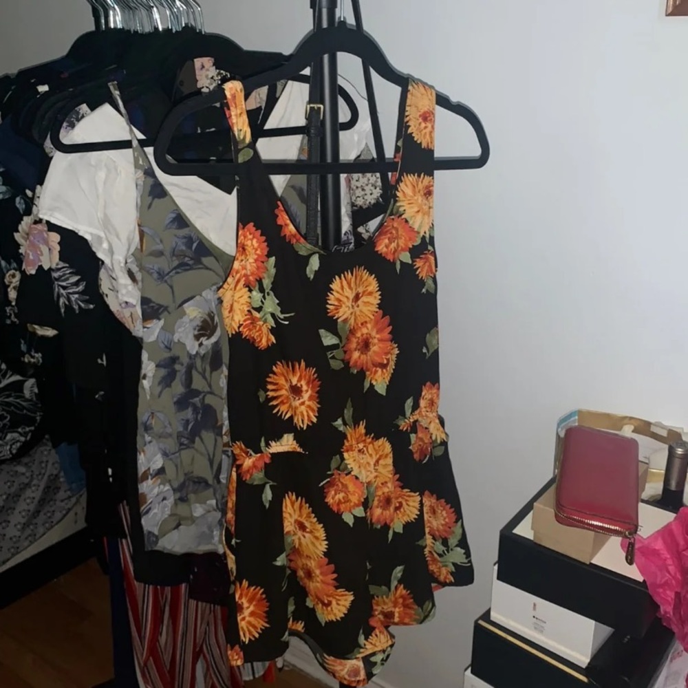 F21 Floral Romper